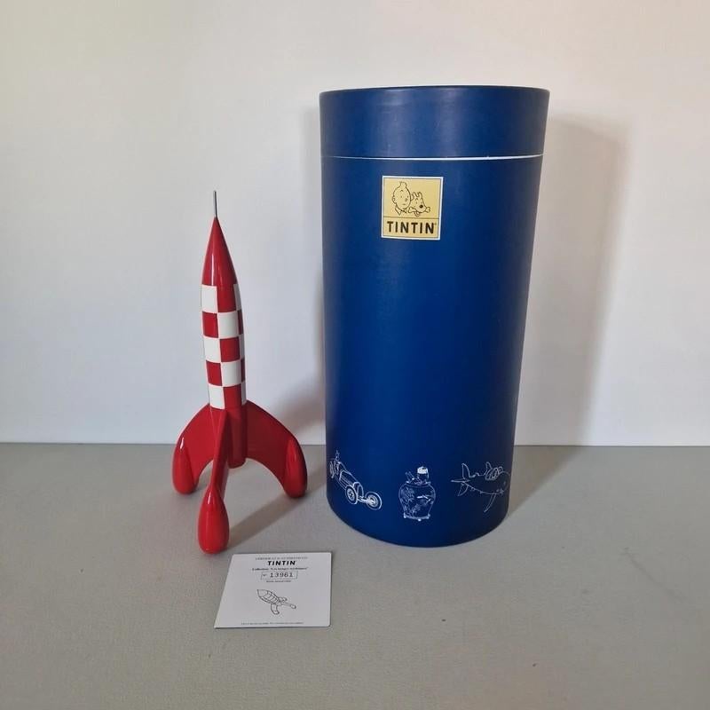 Kuifje / Tintin raket, beeld Moulinsart, Verzamelen, Stripfiguren, Ophalen of Verzenden, Kuifje, Nieuw, Beeldje of Figuurtje