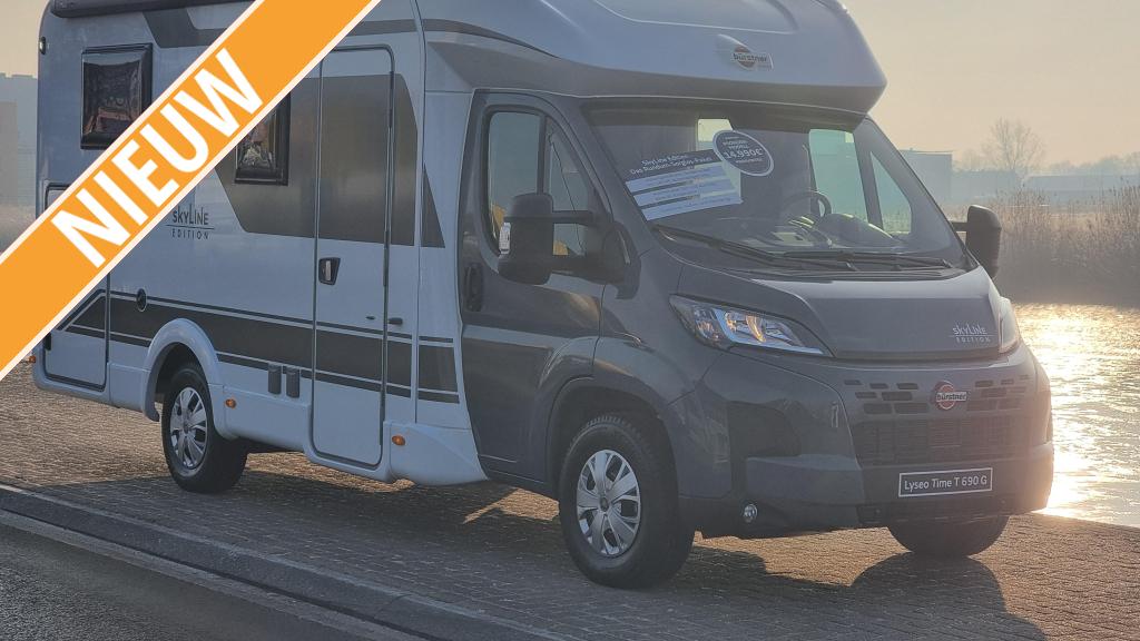 Bürstner Lyseo Time T 690 G Skyline Edition Gelimit, Caravans en Kamperen, Campers, Ringverwarming, Fiat, Tot en met 2, Bedrijf