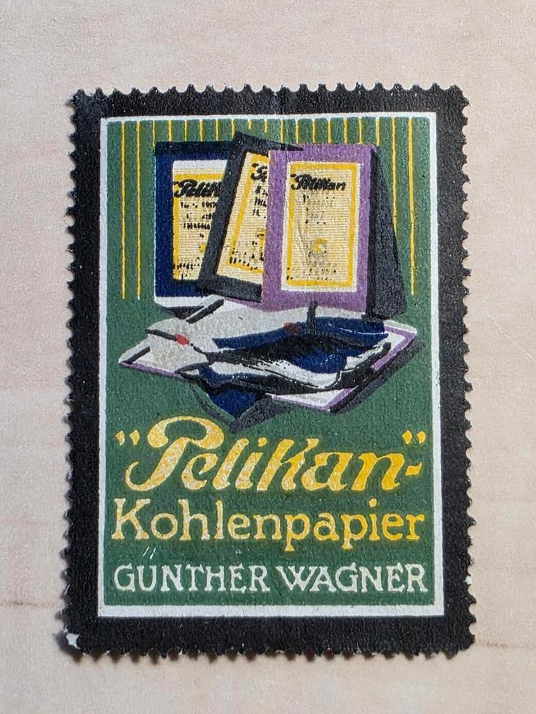 016) ORIGINELE SLUITZEGEL PELIKAN GÜNTHER WAGNER, Ophalen of Verzenden, Overige thema's
