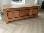 Modern Teak houten tv meubel televisie kast televisiemeubel, Ophalen, 25 tot 50 cm, Minder dan 100 cm