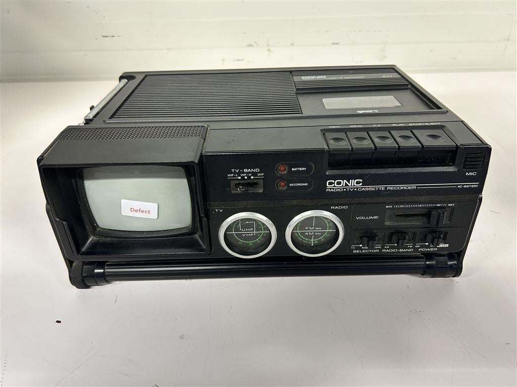 A7235. Conic radio tv cassette recorder, Audio, Tv en Foto, Cassettedecks, Ophalen of Verzenden, Overige merken