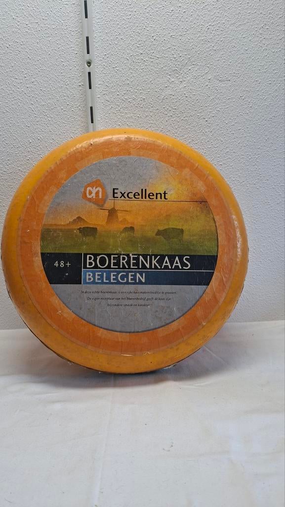 Decoratief Kaaswiel - AH boerenkaas Belegen - Ø 35 cm, Ophalen of Verzenden, Overige merken, Overige typen, Gebruikt