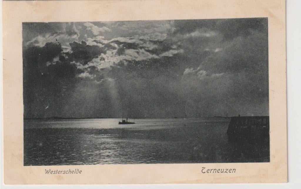 Terneuzen Westerschelde, Verzamelen, Ansichtkaarten | Nederland, Ophalen of Verzenden, Voor 1920, Gelopen, Zeeland