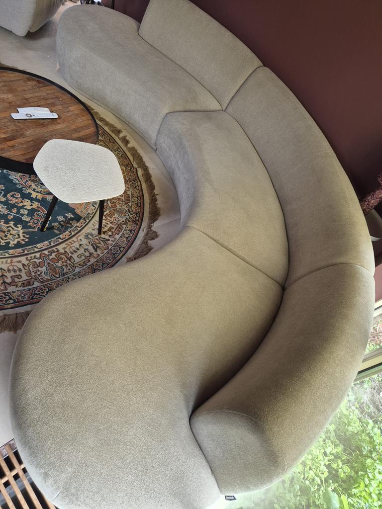 Half ronde bank- zo goed als nieuw-WOOOD Essentials Batavier, Ophalen of Verzenden, Zo goed als nieuw, 150 cm of meer, Vierpersoons of meer