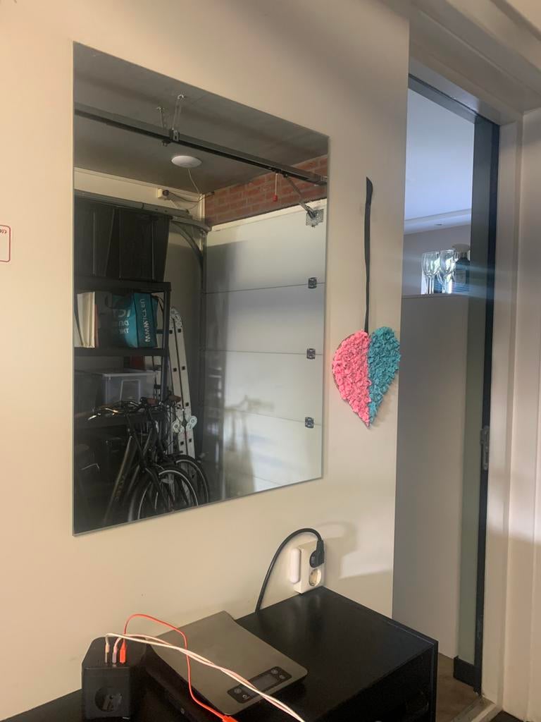 5 spiegels, Huis en Inrichting, Ophalen, Gebruikt, Minder dan 100 cm, Rechthoekig