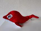 Nicky Toy Rode Glitter Dolfijn Orka Knuffel 30 cm., Ophalen of Verzenden, Gebruikt, Overige typen