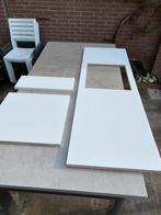 Wit IKEA keukenblad / aanrechtblad / werkblad keuken 198cm, 150 tot 200 cm, Minder dan 100 cm, Ophalen of Verzenden, 50 tot 75 cm
