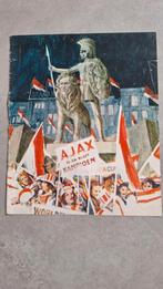 AJAX  RECLAME UITTINGEN KRANT/blad, Ophalen of Verzenden, Gebruikt, Ajax, Poster, Plaatje of Sticker