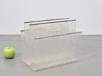 Vintage lectuurbak plexiglas chroom acrylic Regency eclectic, N, Ophalen of Verzenden, N, N