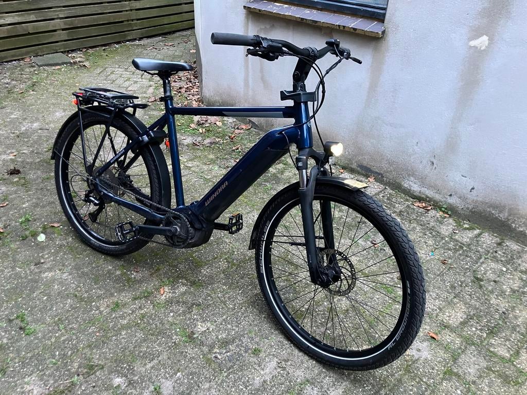 Winora Yucatan 8 E-bike elektrische herenfiets, Fietsen en Brommers, Elektrische fietsen, Gebruikt, 59 cm of meer, 50 km per accu of meer