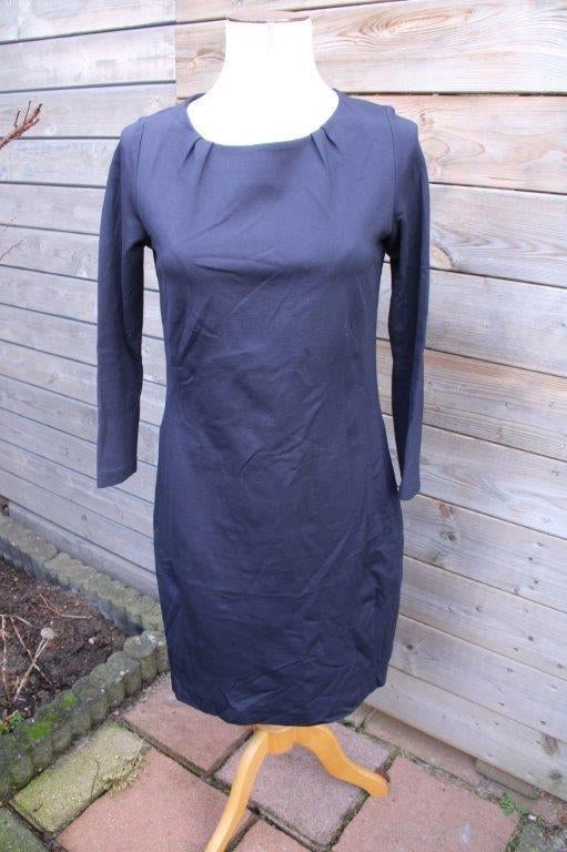 Jurk donkerblauw Purdey mt 40 Vaste prijs, Kleding | Dames, Jurken, Zo goed als nieuw, Maat 38/40 (M), Blauw, Knielengte, Ophalen of Verzenden