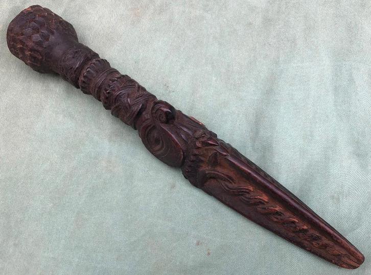 Nepal Handvat van sjamaan drum Dhyangro, Antiek en Kunst, Kunst | Niet-Westerse kunst, Ophalen of Verzenden