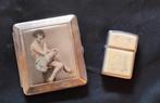 Zippo aansteker en sigaretten doosje., Verzenden, Gebruikt, Gebruiksvoorwerp
