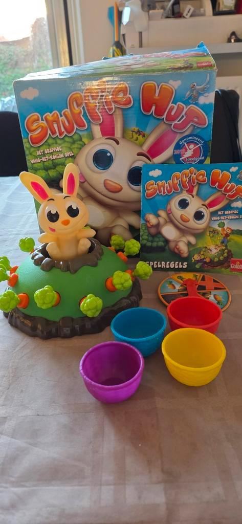 Snuffie Hup - Goliath - Compleet!, Hobby en Vrije tijd, Gezelschapsspellen | Bordspellen, Gebruikt, Drie of vier spelers, Reisspel