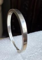 Prachtige zilveren (925) slavenarmband / armband / bangle, Ophalen, Zo goed als nieuw, Zilver, Zilver