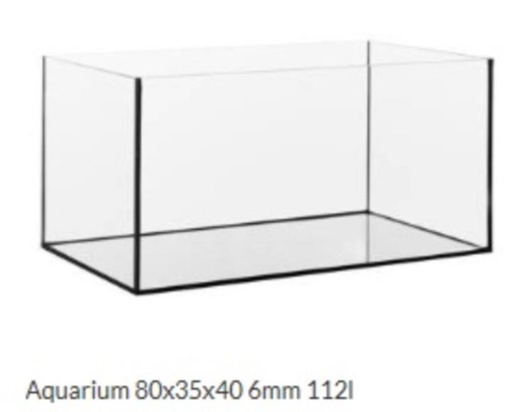 Volglas Aquarium 80x35x40 cm, Dieren en Toebehoren, Vissen | Aquaria en Toebehoren, Nieuw, Leeg aquarium, Ophalen