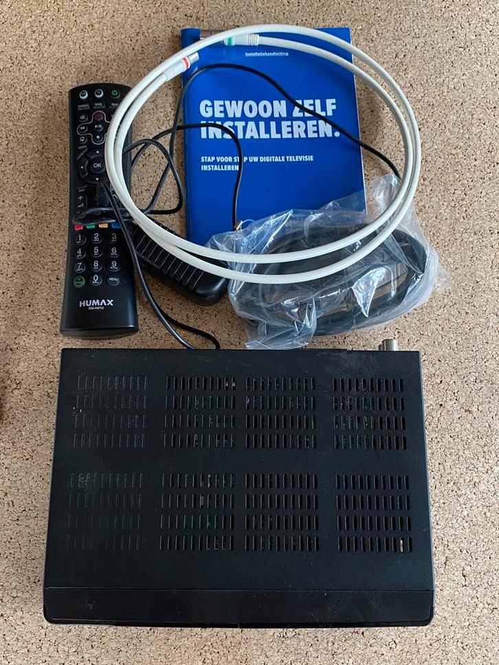 Humax IRHD-5300C digitale kabelontvanger – compleet, Audio, Tv en Foto, Schotelantennes, Zo goed als nieuw, Humax, Ophalen