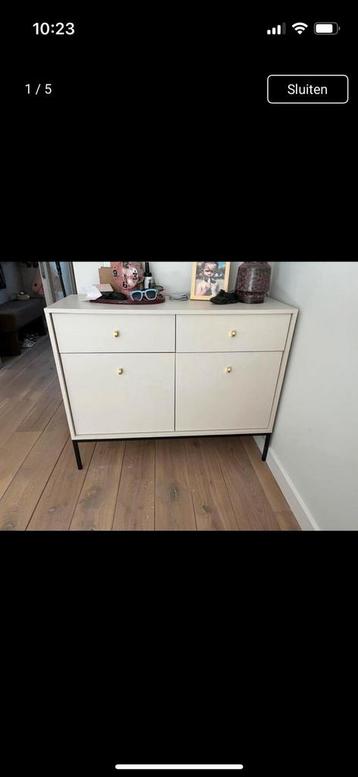 Dressoir kast beige - 93 x 140 x 39 cm