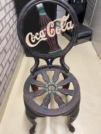Vintage gietijzeren Coca cola stoel, Verzamelen, Gebruikt, Ophalen, Gebruiksvoorwerp