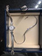 18 krt. Witg. Dameshorloge merk Orfina, met 1 crt. kl. brilj, Sieraden, Tassen en Uiterlijk, Horloges | Dames, Polshorloge, Zo goed als nieuw