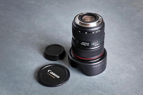 Canon zoomlens EF 24-70mm f/2.8L II USM, Audio, Tv en Foto, Fotografie | Lenzen en Objectieven, Zo goed als nieuw, Standaardlens