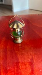 Mini olielampje koper met glas, Antiek en Kunst, Antiek | Koper en Brons, Ophalen of Verzenden, Koper