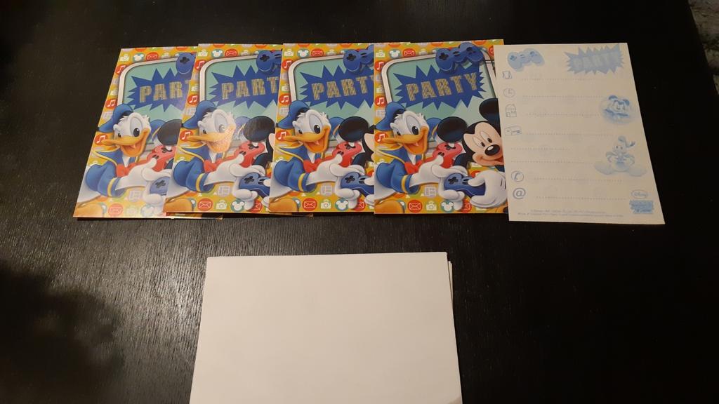 5 x uitnodiging kinder feestje, Ophalen of Verzenden, Nieuw, Verjaardag