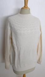 Beige nek bewerkte 100% wollen soepele zachte trui! XL, Verzenden, Nieuw, Maat 42/44 (L), Beige