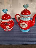 Theepot en voorraadpot., Huis en Inrichting, Keuken | Servies, Ophalen of Verzenden, Zo goed als nieuw, Overige stijlen, Overige typen