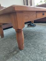Massief Eiken Salontafel met Lade - 130x75cm, Huis en Inrichting, Tafels | Salontafels, Ophalen