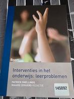 Interventies in het onderwijs: leerproblemen (PABO), Ophalen