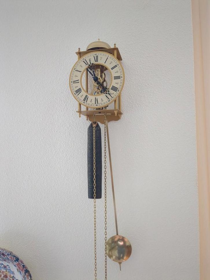 Antieke Wandklok met Slinger, Antiek en Kunst, Antiek | Klokken, Ophalen