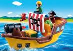 Playmobile piraten schip met waterkanon, Ophalen of Verzenden, Gebruikt, Complete set