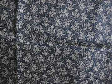 Restant katoenen nieuwe stof blauw/wit beschikbaar voor biedingen
