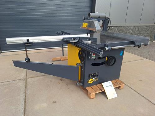 Harwi 130  met roltafel  schulpzaag cirkelzaag, Doe-het-zelf en Verbouw, Gereedschap | Zaagmachines, Gebruikt, Cirkelzaag, 1200 watt of meer