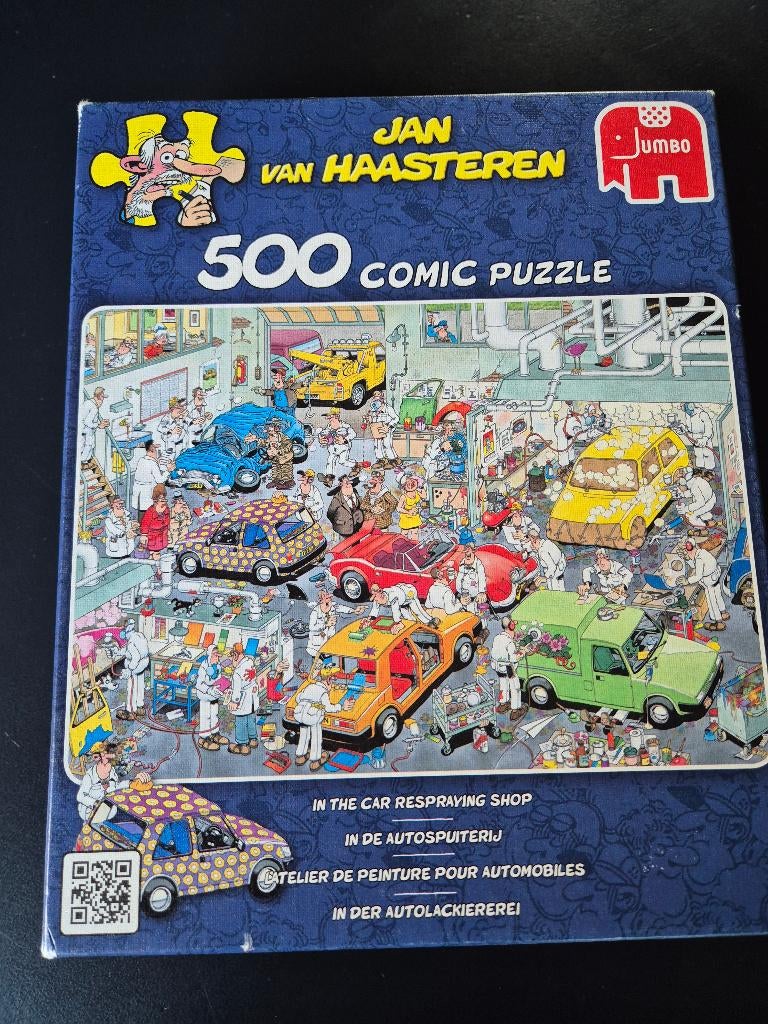Puzzel jan van Haasteren 500 in de spuiterij, *, *, Zo goed als nieuw, *