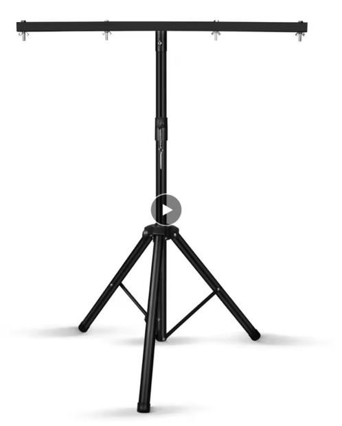 Fieryzeal DJ Light Stand met T-Bar – Verstelbaar Statief, Muziek en Instrumenten, Licht en Laser, Zo goed als nieuw, Overige typen