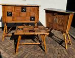 Zeer unieke vintage tiki barset, Ophalen, Gebruikt