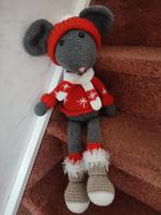 Fibie de muis, gehaakte knuffel. 60 cm, Kinderen en Baby's, Speelgoed | Knuffels en Pluche, Ophalen of Verzenden, Nieuw, Overige typen