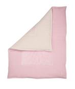 KOEKA BOXKLEED WAFEL OLD BABY PINK/PEBBLE 80X100 CM, Ophalen, Zo goed als nieuw