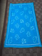 Leuk baby dekentje blauw wit met dieren erop., 100 cm of meer, Onbekend, Ophalen of Verzenden, Zo goed als nieuw