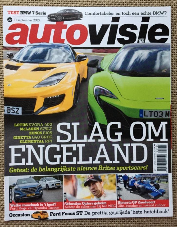 AutoVisie: Ford Focus ST, Volvo V40 D2, Citroen Dyane, Boeken, Auto's | Folders en Tijdschriften, Zo goed als nieuw, Algemeen