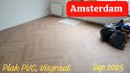 Vloeren legger Visgraat Laminaat PVC klik plak en Egaliseren, Kunststof, ,.., 50 tot 150 cm, Nieuw