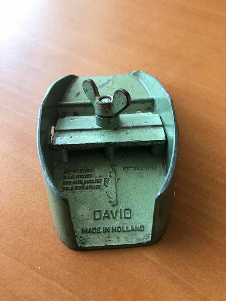 Kleine handschaaf - merk David - kleur licht groen, Antiek en Kunst, Antiek | Gereedschap en Instrumenten, Ophalen of Verzenden