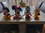 Setje Disney knuffels 20cm Mickey Minnie Goofy Pluto, Ophalen of Verzenden, Mickey Mouse, Zo goed als nieuw, Knuffel
