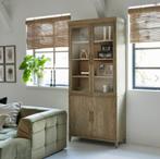 Nieuw - Riviera Maison Brescia Cabinet Vitrine Buffet kast, Huis en Inrichting, 200 cm of meer, Nieuw, Ophalen of Verzenden, 25 tot 50 cm