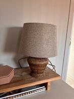 Rotan birma riet lamp, Ophalen of Verzenden, Zo goed als nieuw, Minder dan 50 cm