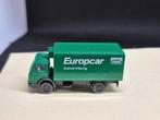 WIKING 094201 - Mercedes 1617 bakwagen 'Europcar' (15412), Hobby en Vrije tijd, Overige merken, Gebruikt, Gelijkstroom, Overige typen