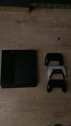 PlayStation 4 1tb 2 controlers, Spelcomputers en Games, Spelcomputers | Sony PlayStation 4, Ophalen, Gebruikt, 1 TB, Original