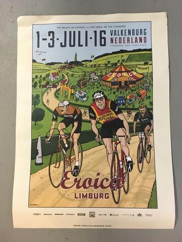 Poster Eroica Limburg Wielrennen Valkenburg 2016